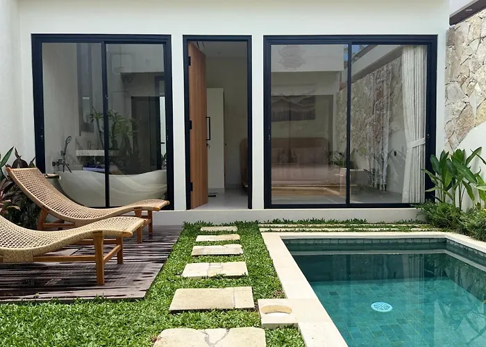Modern 1br Pool Villa-walk To Beach-central ヴィラ レギャン